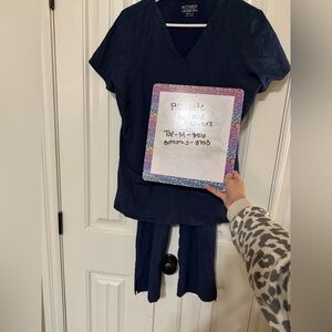 Med Couture Navy Scrub Set